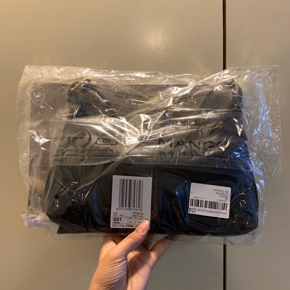 Mango Black Baguette Bag - Picture 6 of 7